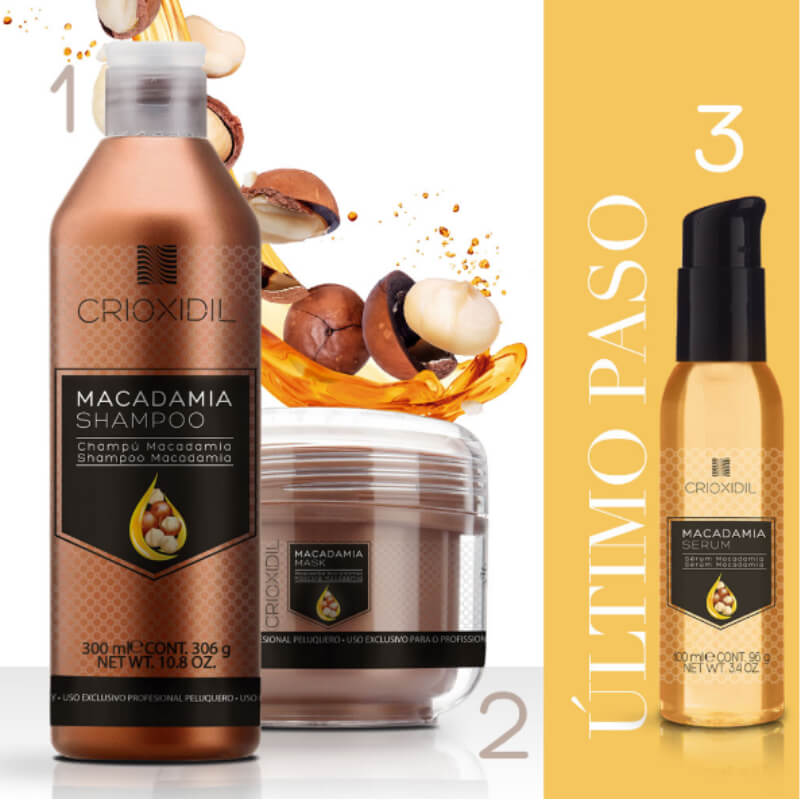 Crioxidil macadamia shampoo 300ml/10.8oz