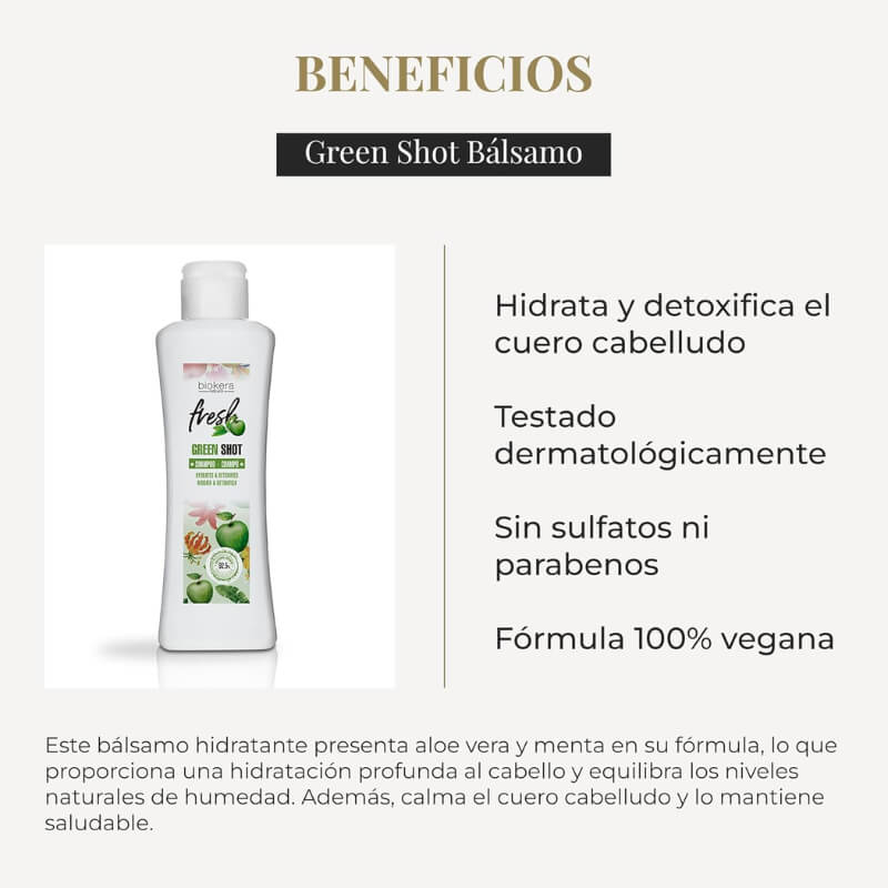 Biokera Salerm Green Shot Balsam 300ml/10.3oz