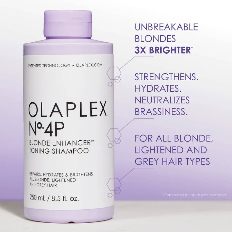 Olaplex Nº.4P Blonde Enhancer Toning Shampoo 250ML/8.5oz