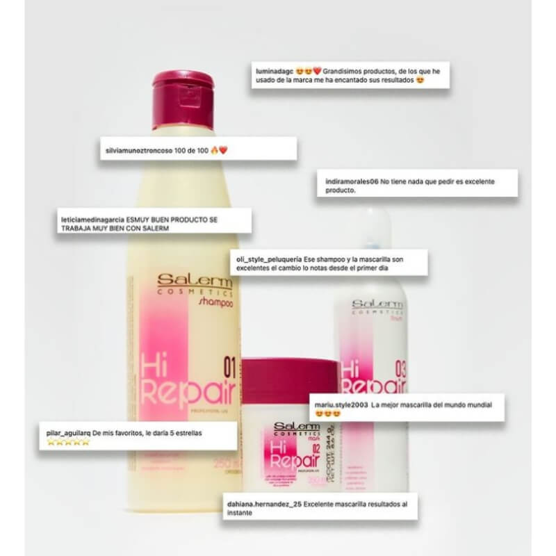 Salerm Hi Repair Shampoo 250ml/8.45oz.