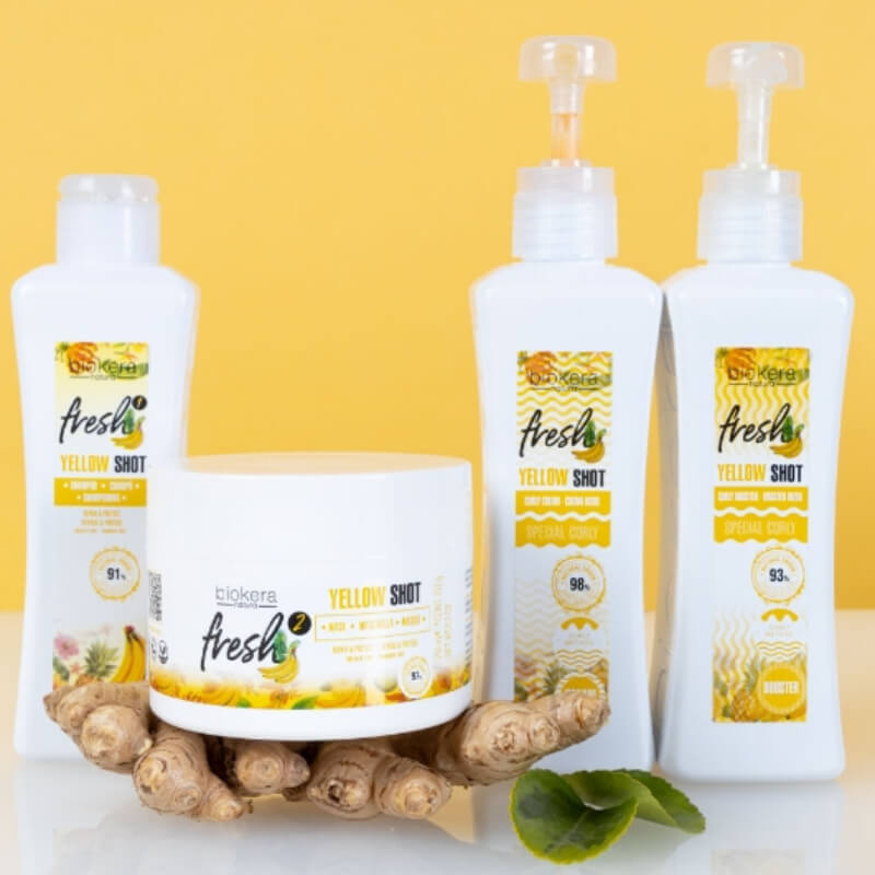 Salerm Curly Cream Yellow Shot 300ml/10.14oz.